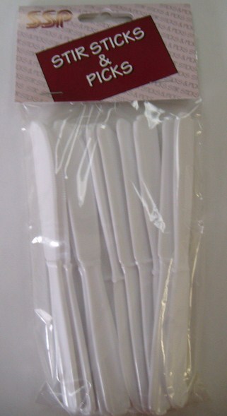Knife - White - Heavy Weight - 12 pack
